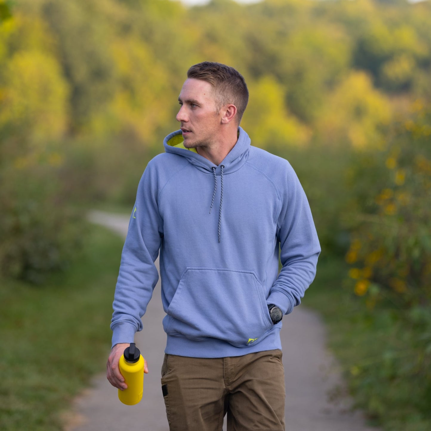 Water-Repellent Pullover Hoodie - Athletic Fit image 15